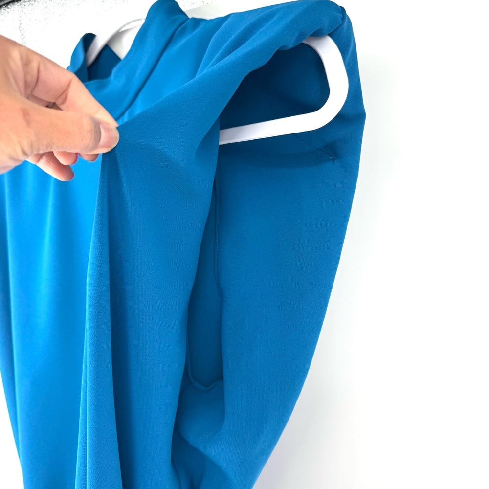 Amanda Uprichard Royal Blue Belted Mini Dress - Picture 7 of 13